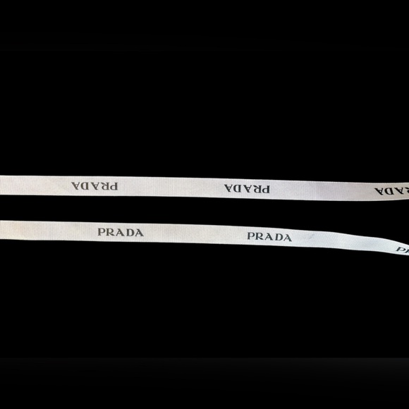 PRADA WHITE RIBBON ONLY 26” - Picture 2 of 4